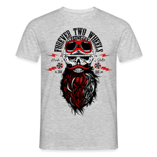 Charger l'image dans la galerie, T-shirt Tête de mort Homme Legendary Hipster - gris chiné