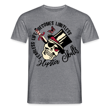 Charger l'image dans la galerie, T-shirt Tattoo old school Homme Fearless Life - graphite chiné