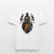 Charger l'image dans la galerie, T-shirt Tête de mort Homme Break Rules 2 - blanc