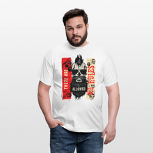 Charger l'image dans la galerie, T-shirt Tête de mort Homme No rules - blanc