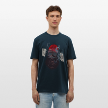 Charger l'image dans la galerie, T-shirt Tête de mort Homme Hipster Skulls stay cool - marine