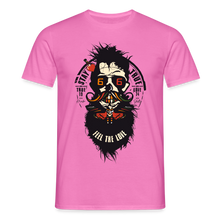 Charger l'image dans la galerie, T-shirt Tête de mort Homme Feel the love - rose
