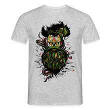 Charger l'image dans la galerie, T-shirt Tête de mort Homme Legendary Leader Mexican - gris chiné