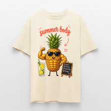 Charger l'image dans la galerie, T-shirt Musculation Humour Homme – Summer Body Ananas Bodybuilder | Fitness Été - crème