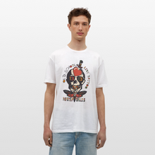Charger l'image dans la galerie, T-shirt Tattoo old school Homme Buterfly number 13 - blanc