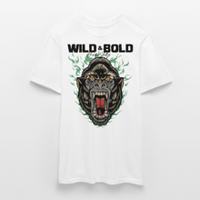 Charger l'image dans la galerie, T-shirt Tattoo old school Homme Gorille Wild & Bold - blanc