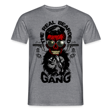 Charger l'image dans la galerie, T-shirt Tête de mort Homme Real bearded gang - graphite chiné