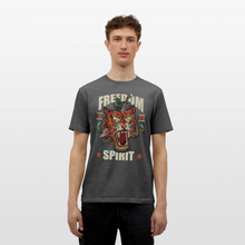 Charger l'image dans la galerie, T-shirt Tattoo old school Homme Freedom Spirit - charbon