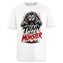 Charger l'image dans la galerie, T-Shirts Musculation Train like a Monster - blanc