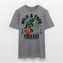 Charger l'image dans la galerie, T-shirt Tattoo old school Homme Wild Free Tattoo snake - graphite chiné