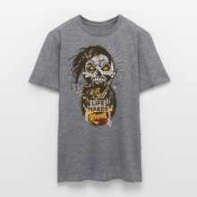 Charger l'image dans la galerie, T-shirt Tête de mort Homme Life makes different - graphite chiné