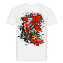 Charger l'image dans la galerie, T-shirt Tattoo old school Homme Koi Fish - blanc