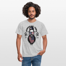 Charger l'image dans la galerie, T-shirt Tête de mort Homme American Vibes - gris chiné