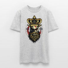 Charger l'image dans la galerie, T-shirt Tête de mort Homme Hipster Skulls King - gris chiné
