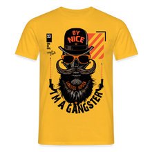 Charger l'image dans la galerie, T-shirt Tête de mort Homme I'm a Gangster - jaune