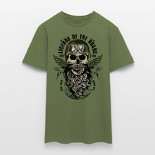 Charger l'image dans la galerie, T-shirt Tête de mort Homme Legends of the roads - vert militaire