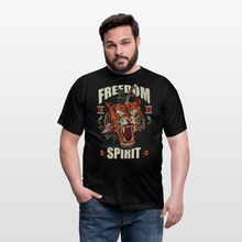Charger l'image dans la galerie, T-shirt Tattoo old school Homme Freedom Spirit - noir