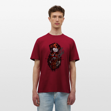 Charger l'image dans la galerie, T-shirt Tête de mort Homme Hipster Skulls Stay Wild - rouge brique