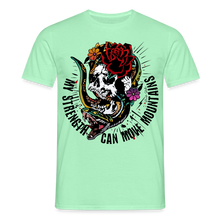 Charger l'image dans la galerie, T-shirt Tattoo old school Homme My strength - vert menthe