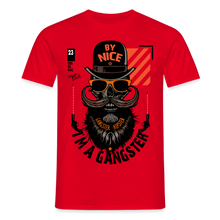 Charger l'image dans la galerie, T-shirt Tête de mort Homme I'm a Gangster - rouge