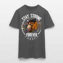 Charger l'image dans la galerie, T-shirt Tattoo old school Homme Stay strong tiger - charbon