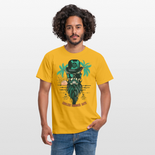 Charger l'image dans la galerie, T-shirt Tête de mort Homme Endless summer days - jaune