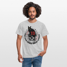 Charger l'image dans la galerie, T-shirt Tattoo old school Homme Bad luck 13 - gris chiné
