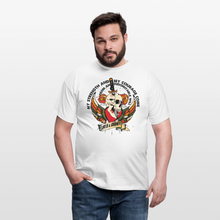 Charger l'image dans la galerie, T-shirt Tattoo old school Homme My strenght and my courage - blanc