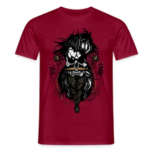 Charger l'image dans la galerie, T-shirt Tête de mort Homme Hipster Skulls Stay Strong - rouge brique