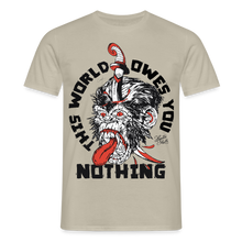 Charger l'image dans la galerie, T-shirt Tattoo old school Homme Gorille - beige sable