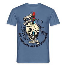 Charger l'image dans la galerie, T-shirt Tattoo old school Homme Everything will be alright - bleu pigeon