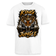 Charger l'image dans la galerie, T-shirt Musculation Tigre King of the Jungle – Fitness, Bodybuilding et Esprit Guerrier | Hipster Skulls - blanc