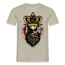 Charger l'image dans la galerie, T-shirt Tête de mort Homme Hipster Skulls King - beige sable