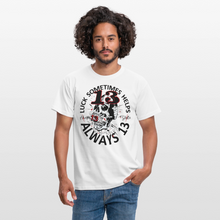Charger l'image dans la galerie, T-shirt Tattoo old school Homme Luck something helps - blanc
