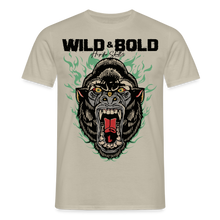 Charger l'image dans la galerie, T-shirt Tattoo old school Homme Gorille Wild & Bold - beige sable
