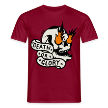 Charger l'image dans la galerie, T-shirt Tattoo old school Homme Old school Death or Glory - rouge brique