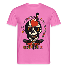 Charger l'image dans la galerie, T-shirt Tattoo old school Homme Buterfly number 13 - rose