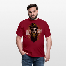 Charger l'image dans la galerie, T-shirt Tête de mort Homme Never Look Back - rouge brique