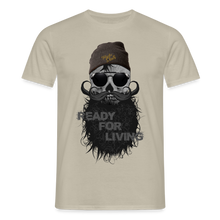 Charger l'image dans la galerie, T-shirt Tête de mort Homme Ready For Living - beige sable
