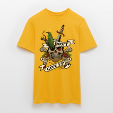 Charger l'image dans la galerie, T-shirt Tattoo old school Homme Old school tattoo don't give up - jaune