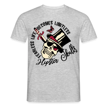 Charger l'image dans la galerie, T-shirt Tattoo old school Homme Fearless Life - gris chiné