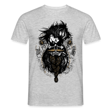 Charger l'image dans la galerie, T-shirt Tête de mort Homme Hipster Skulls Stay Strong - gris chiné