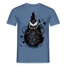 Charger l'image dans la galerie, T-shirt Tête de mort Homme Hipster Skulls Punk Anarchie - bleu pigeon