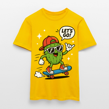 Charger l'image dans la galerie, T-Shirt Skate Homme Oversize “Let's GO” – Streetwear Vintage - jaune