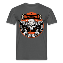 Charger l'image dans la galerie, T-shirt Homme Motorcycle Vintage born to speed - charbon