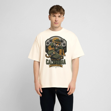 Charger l'image dans la galerie, T-Shirt Skate Homme Oversize – Tigre california Style Urbain Streetwear - crème