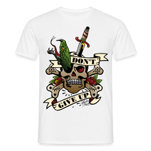 Charger l'image dans la galerie, T-shirt Tattoo old school Homme Old school tattoo don't give up - blanc