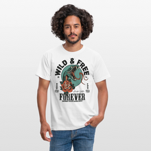 Charger l'image dans la galerie, T-shirt Tattoo old school Homme Wild Free Tattoo snake - blanc