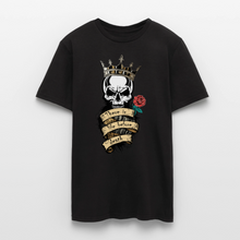 Charger l'image dans la galerie, T-shirt Tête de mort Homme There is life before death King - noir