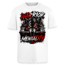 Charger l'image dans la galerie, T-shirt Musculation Wolf Warrior – Fitness, Bodybuilding et Mentalité de Guerrier | Hipster Skulls - blanc